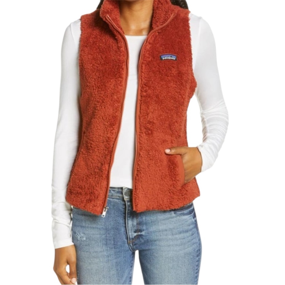 Patagonia Women's Los Gatos Fleece Vest Dusty Rose Color size Large